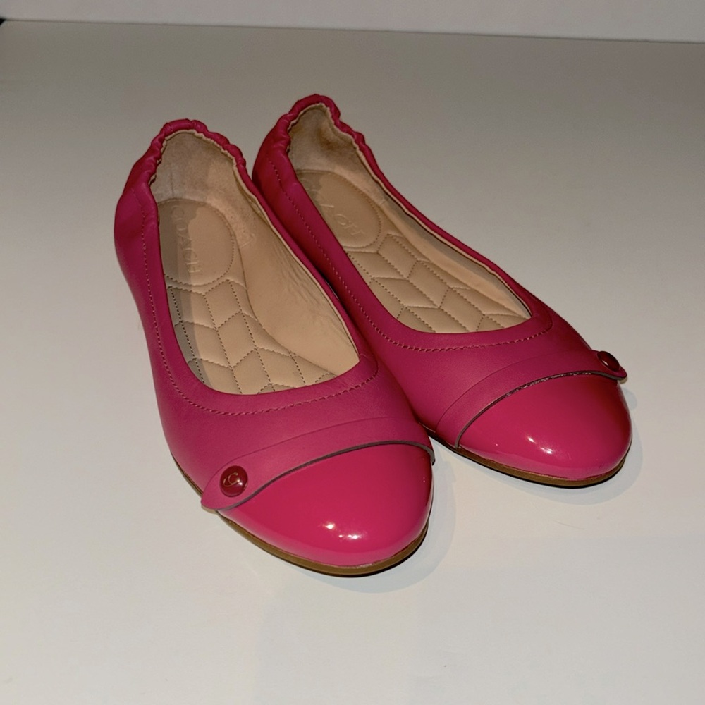 COACH Women’s Brandi Ballet Flats Pink Size 7.5